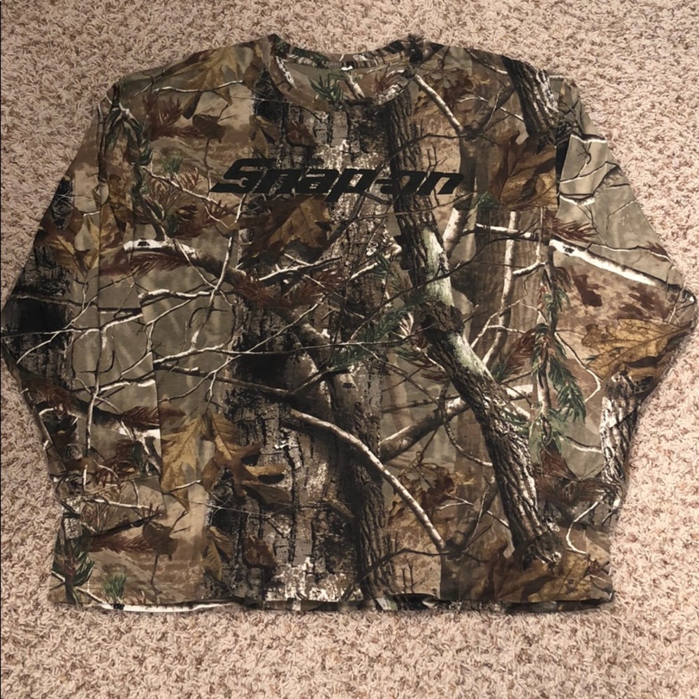 Men’s XXL Snap-On Hunting Long Sleeve